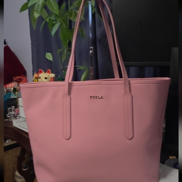Furla Handbags - FURLA Tote, Pink- EUC